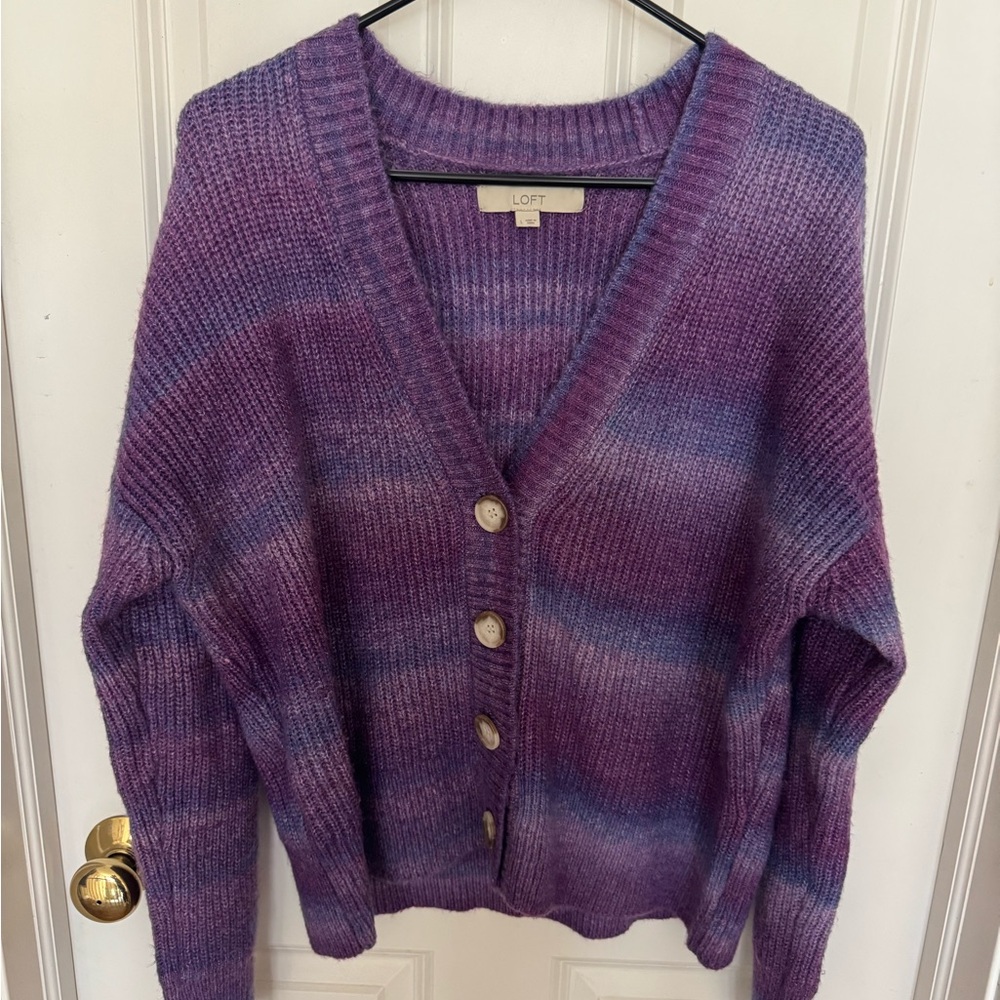 LOFT Purple Women's Sweater